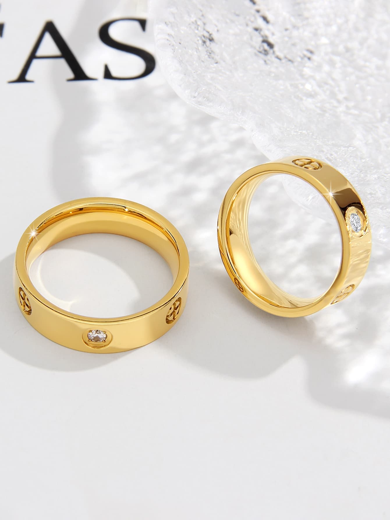 Complete Gold Fidget Spinner Ring